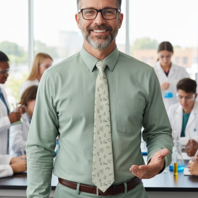 Corbata Sage green Science Teacher Profeser Profesora Dad  (Subido por el creador)