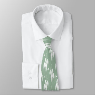 CORBATA SAGE VERDE EUCALYPTUS BOTANICAL TIE