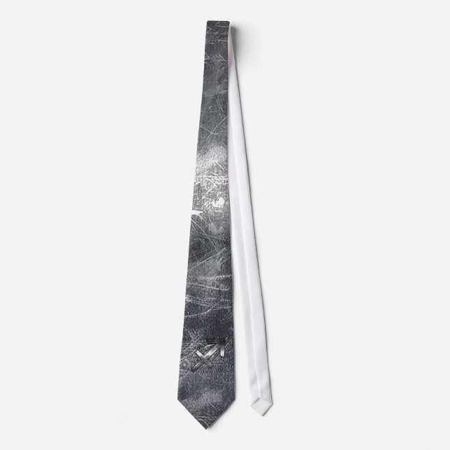 Corbata Sagittarius Symbol Grunge Estilo Acero Molesto (Anverso)