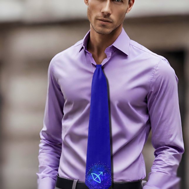 Corbata Sagittarius zodiac con estrellas no 2 (Subido por el creador)