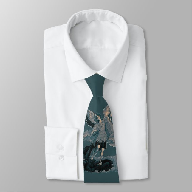 Corbata Saint Michael Archangel 2 (Atado)