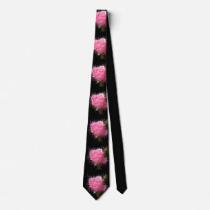 Corbata salpicadura rosa rosada