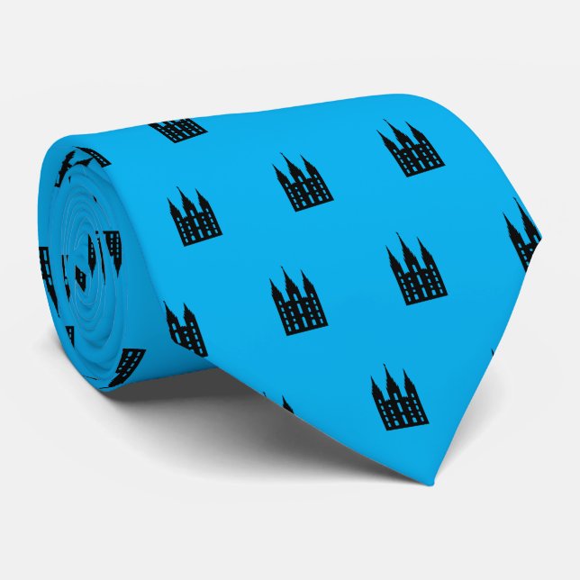 Corbata Salt Lake Temple Tie (Enrollado)