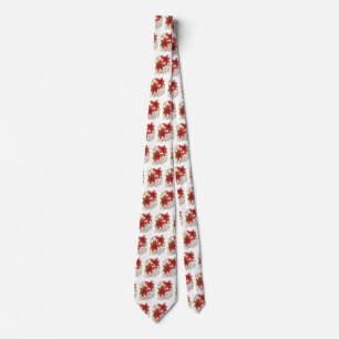 Corbata Saludos lindos de la temporada de Navidad con Poin