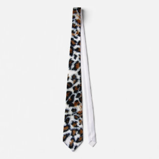 Corbata salvaje de la piel del leopardo