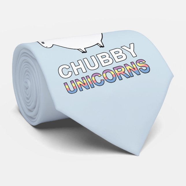 Corbata Salven A Los Unicornios De Chubby (Enrollado)