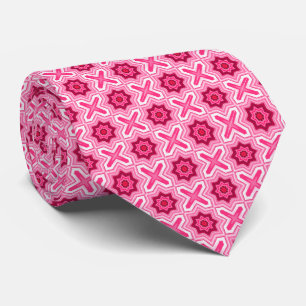 Corbata San Valentín Rosa y Blanco