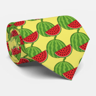 Corbata sandía y rebanada