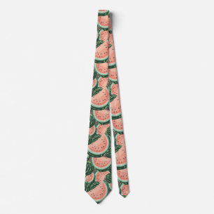 Corbata Sandías acuarela