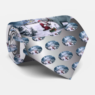 Corbata Santa Claus and Polar Bear