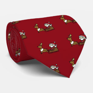 Corbata santa claus y reno