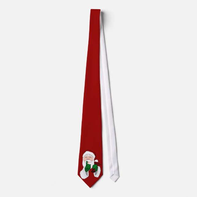 Corbata Santa Cláusula Tie Festividades Navidades Neckties (Anverso)