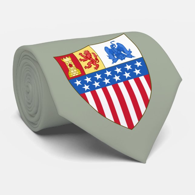 Corbata Santa Fe, Nuevo México (Escudo de armas) (Enrollado)