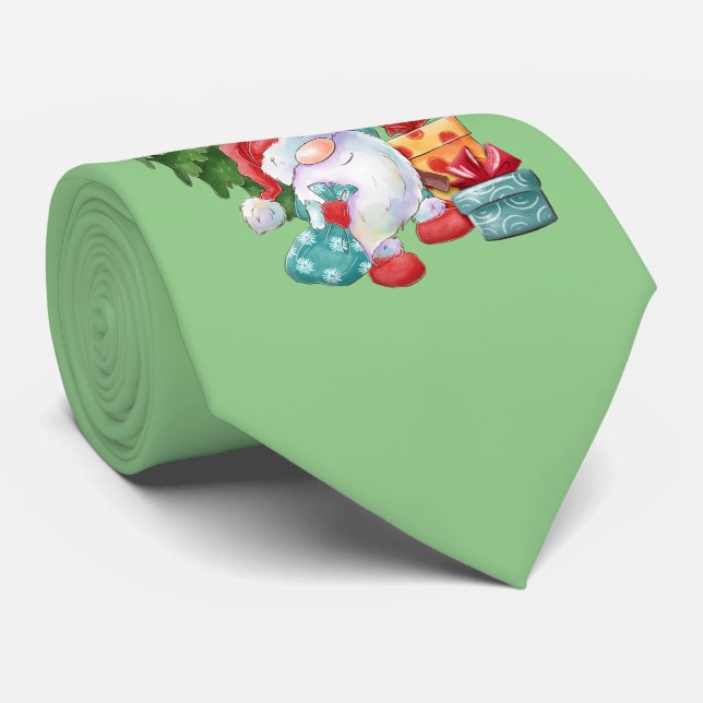 Corbata Santa Gnome (Enrollado)