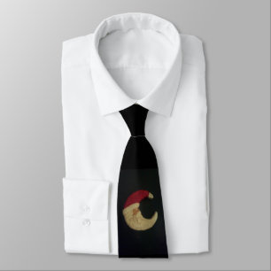 CORBATA SANTA MOON PERSONALIZADO NAVIDADES TIE