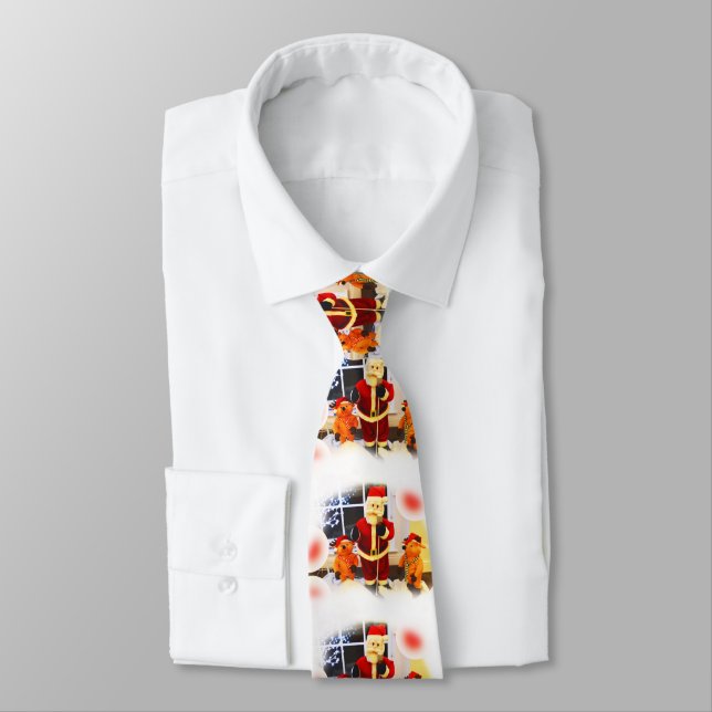 Corbata Santa y osos festivos (Atado)