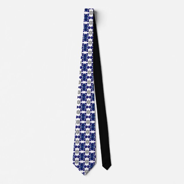 Corbata Sapphire Diamond Gemstone Art Blue (Anverso)
