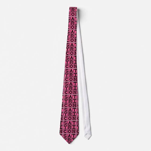 Corbata Satírico, latinoficción (Anverso)