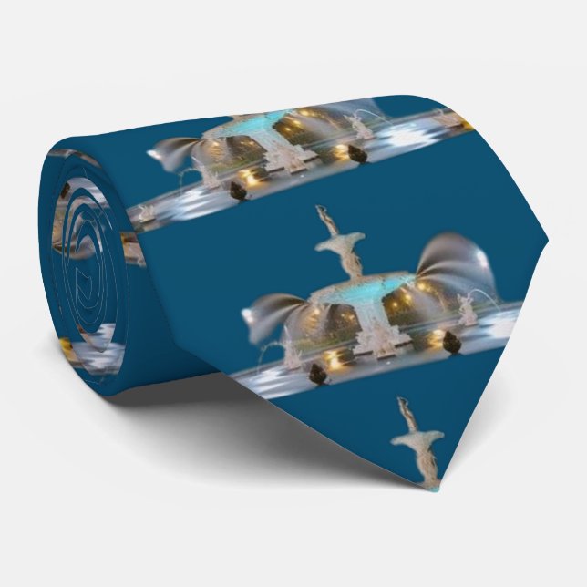 Corbata Savannah, la icónica Fuente del Forsyth Park de Ge (Enrollado)