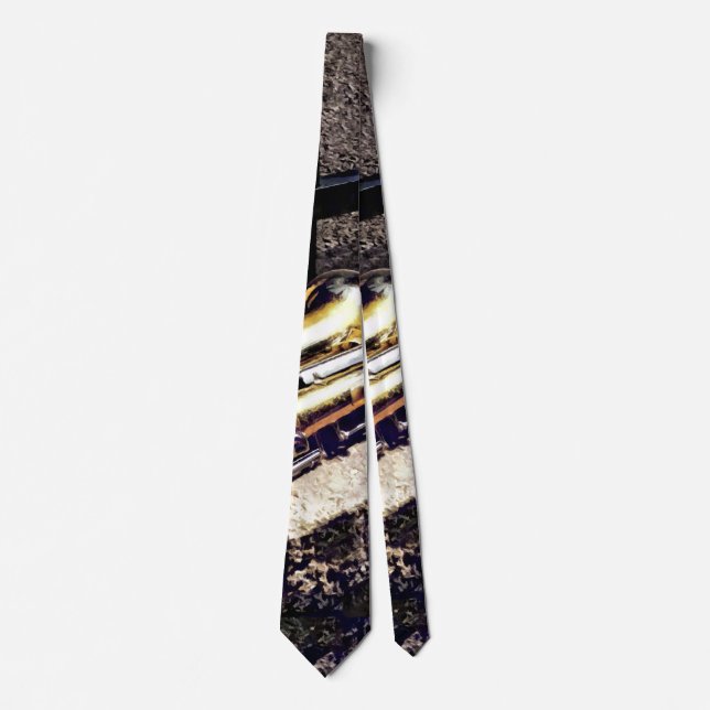 Corbata Saxophone on Wall (Anverso)