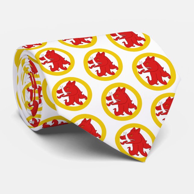 Corbata SCA Coeur d'Ennui Populge Badge Tie (Enrollado)