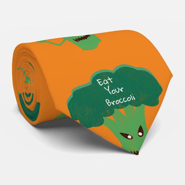 Corbata Scary Broccoli Thunder_Cove (Enrollado)