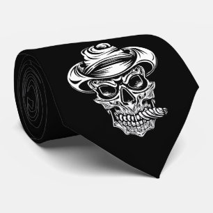 Corbata Scary Skull Morly vibes Halloween