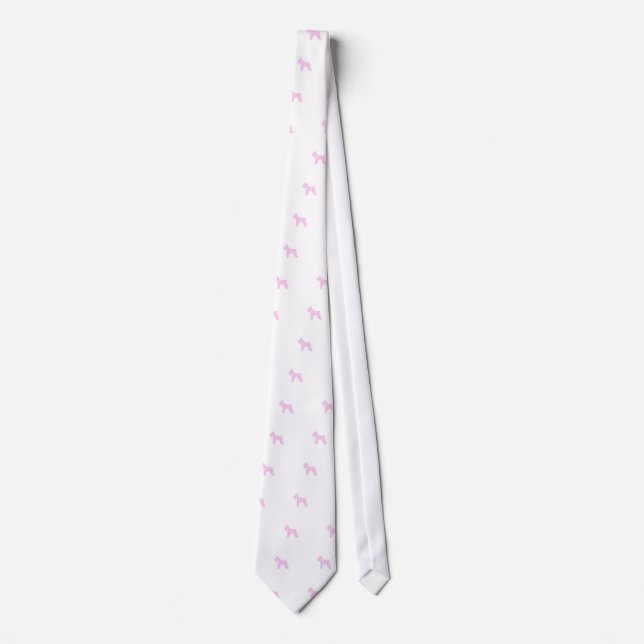 Corbata Schnauzer rosado (Anverso)