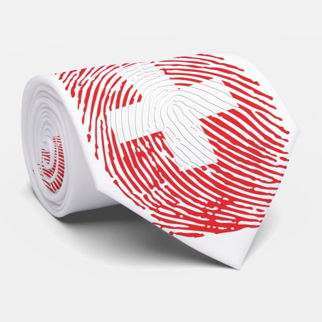 Corbata Schweizer Fingerabdruck (Enrollado)