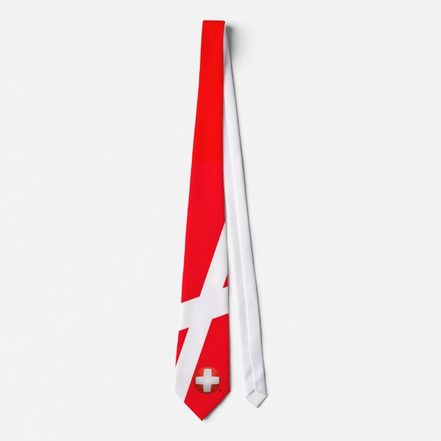 Corbata Schweizer Nati - fútbol de Suiza (Anverso)