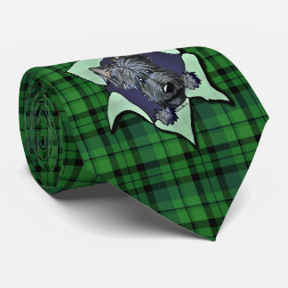 Corbata Scottie BLAST II Green Plaid Necesario