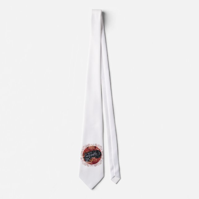 Corbata Scottie en Silla Roja Grande (Anverso)