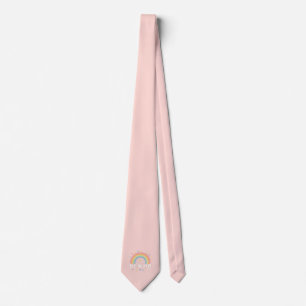 Corbata Sé Amable – Arcoíris Pastel de Positividad