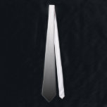 Corbata Se descolora el lazo - blanco a la medianoche<br><div class="desc">Este lazo atractivo cambia sutil de blanco al gris y después se descolora suavemente para ennegrecerse.</div>