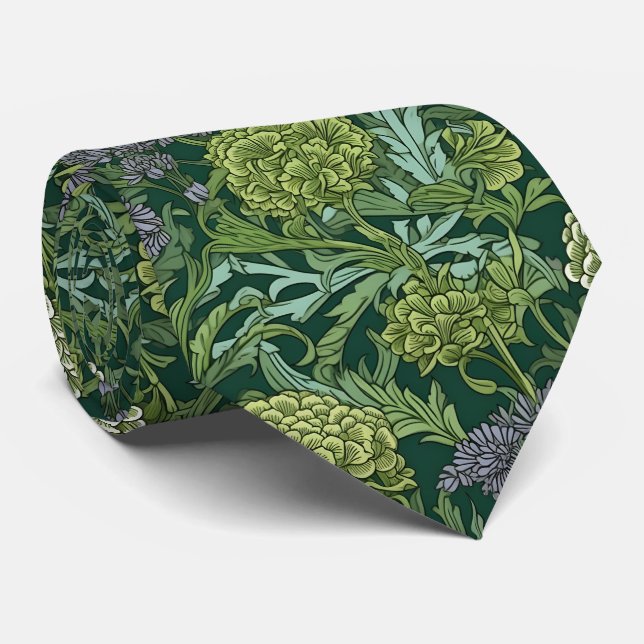 Corbata Seamless William Morris style floral pattern (Enrollado)