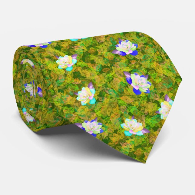 Corbata Secretos De Los Rosas, (Enrollado)