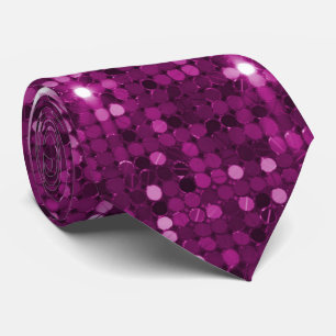 Corbata Secuencia de disco de esparkle magenta radiante