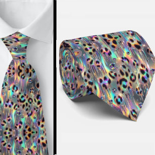 Corbata Seda Exótica de Lujo Caballero Opalo Moderno