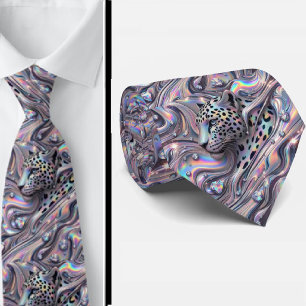 Corbata Seda Exótica de Lujo Caballero Opalo Moderno