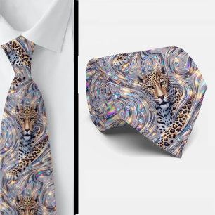 Corbata Seda Exótica de Lujo Caballero Opalo Moderno