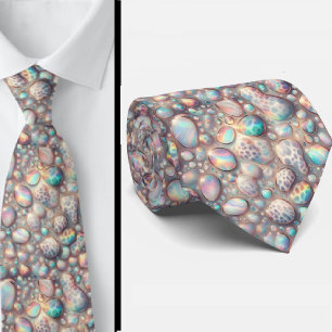 Corbata Seda Exótica de Lujo Caballero Opalo Moderno