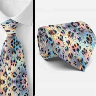 Corbata Seda Exótica de Lujo Caballero Opalo Moderno