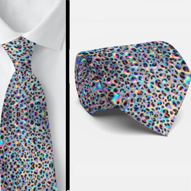 Corbata Seda Exótica de Lujo | Caballero Opalo Moderno (Subido por el creador)