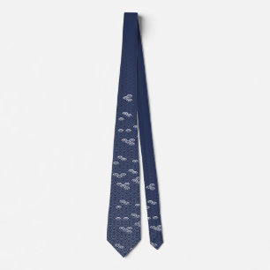 Corbata Seigaiha de Yabure modelado