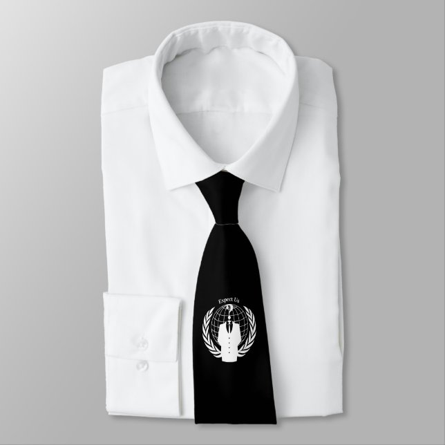 Corbata Sello de Anonymous (Atado)