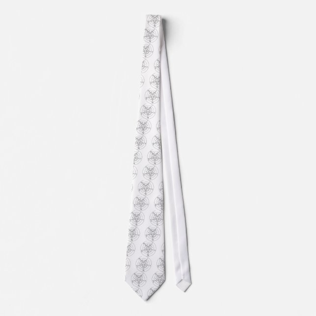 Corbata Sello de Baphomet (Anverso)