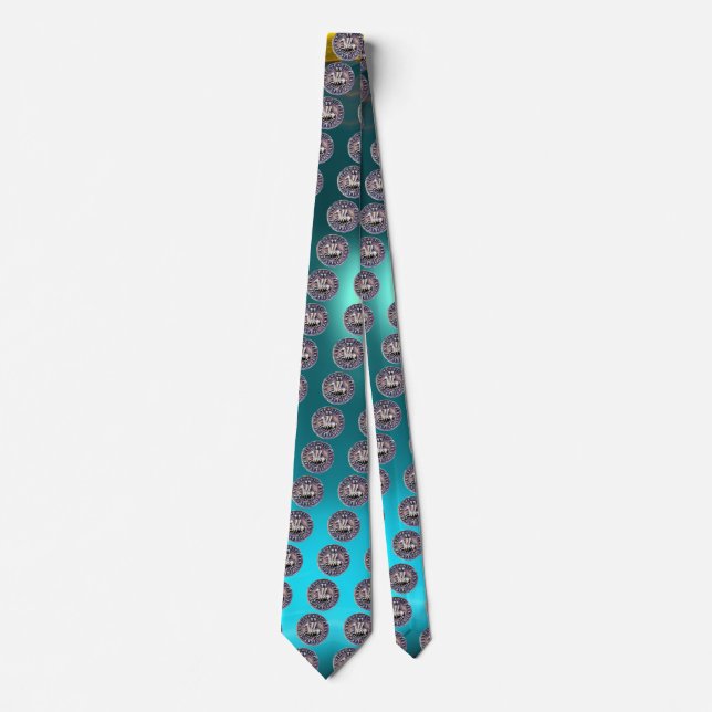 Corbata SELLO DE LA PLANTILLA DE KNIGHTS Gem azul (Anverso)