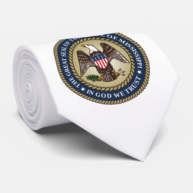 Corbata Sello de Misisipi (Enrollado)