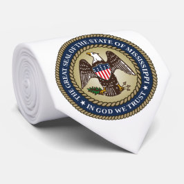 Corbata Sello de Misisipi (Estado de los Estados Unidos)