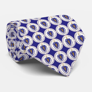 Corbata Sello del estado de Massachusetts